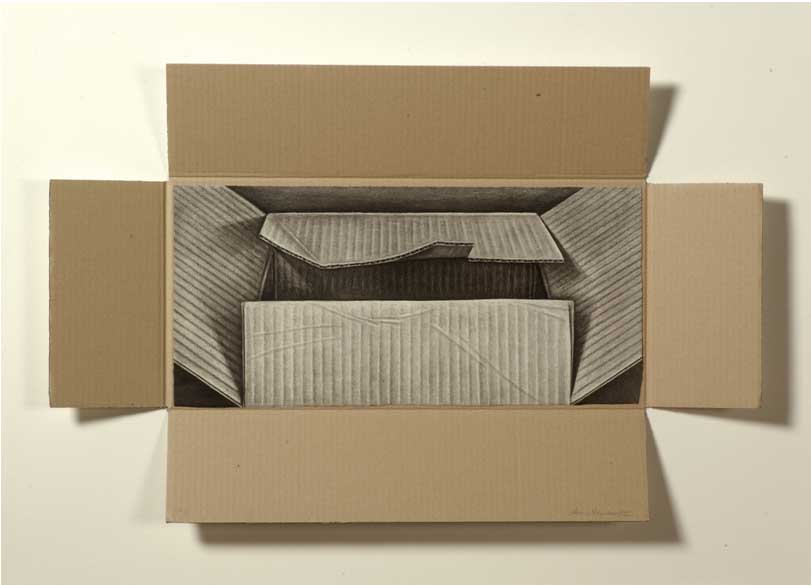overture sur carton, eauforte, aquatinte, pointe sèche, collage sur carton, 47 x 73 cm 2003